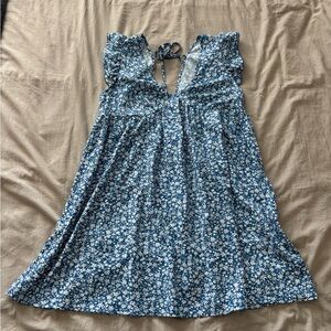 Floral Blue Dress